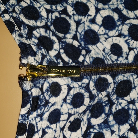 Michael Kors L artsy abstract ring print jersey knit fit & flare above knee - Picture 5 of 11